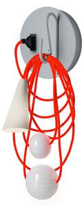 Lampă de perete Foscarini, Filo, Multicolor, Camera de zi, Metal, Design