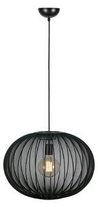 Lustră Pendul Markslöjd, Florence, reglabil, Negru, Camera de zi, Țesătură / Textil, Scandinavă