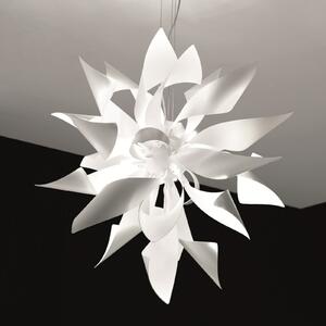 Selène Suspensie de design Ginger, 80 cm, reglabil, Alb, Camera de zi / sufragerie, Metal, Design