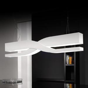 Selène Lampă suspendată de design Fifi, 100 cm, Alb, Camera de zi / sufragerie, Metal, Design