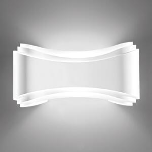 Selène Aplică de perete LED designer Ionica pe alb, Alb, Camera de zi / sufragerie, Metal, Modern