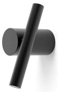 Lampă de perete Luceplan, Negru, Camera de zi, Aluminiu