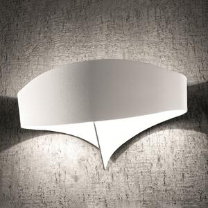 Selène Aplică de perete LED Scudo din oțel, alb, Alb, Hol, Metal, Modern