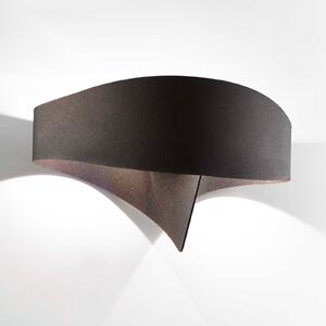 Selène Aplică de perete LED Scudo din oțel, bronz, Bronz / Alamă Veche, Hol, Metal, Modern