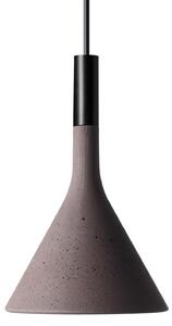 Lustră Pendul Foscarini, Aplomb Mini, reglabil, Maro / Rugină, Bucătărie, Beton, Design