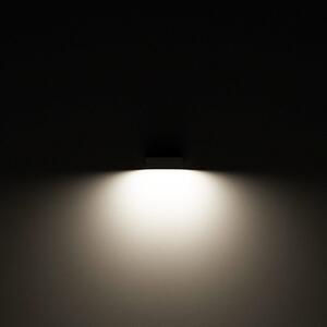 Performance in Lighting Aplică perete LED 303554, aspect asimetric 3000K, Gri, Hol, Metal, Modern, Soclu de perete jos