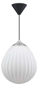 Lampa suspendată Around the World Medium, alb/negru