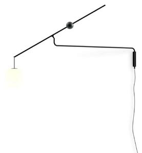 Lampă de perete Luceplan, Negru, Metal