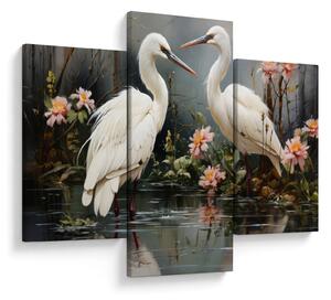 Tablou - Macarale albe (90x60 cm)