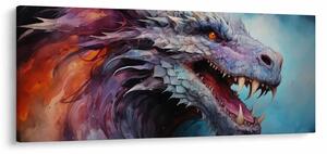 Tablou - Ilustrație a unui dragon (120x50 cm)