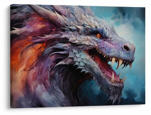 Tablou - Ilustrație a unui dragon (70x50 cm)