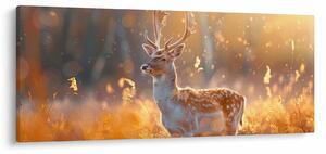 Tablou - Cerb în câmp (120x50 cm)