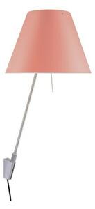 Lampă de perete Luceplan, Roz / Rosé, Camera de zi, Aluminiu