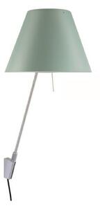 Lampă de perete Luceplan, Verde, Camera de zi, Aluminiu