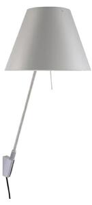 Lampă de perete Luceplan, Alb, Camera de zi, Aluminiu
