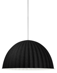 Lustră Pendul Muuto, reglabil, Negru, Sala de mese, Țesătură / Textil