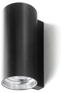 Lampă de perete Luceplan, reglabil, Negru, Camera de zi, Aluminiu