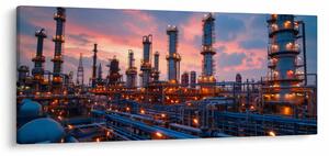 Tablou - Instalație industrială (120x50 cm)