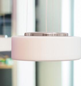 Serien Lighting serien.lighting Suspensie Curling M 927 Triac opal, reglabil, Alb, Camera de zi / sufragerie, Sticlă, Modern