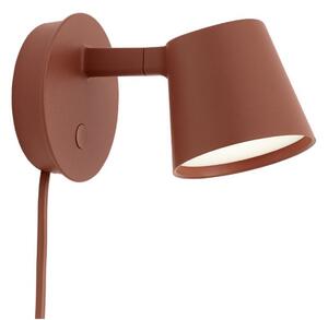 Lampă de perete Muuto, reglabil, Cupru, Camera de zi, Aluminiu