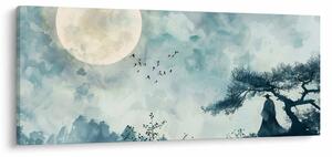 Tablou - Pictură cu lună plină (120x50 cm)