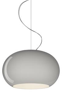 Lustră Pendul Foscarini, Gri, Camera de zi, Sticlă