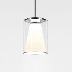 Serien Lighting serien.lighting Drum S tub suspendat 927 Triac mare, reglabil, Transparent, Camera de zi / sufragerie, Sticlă, Modern