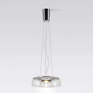 Serien Lighting serien.lighting Suspensie L Curling 927 Triac clar, reglabil, Transparent, Camera de zi / sufragerie, Sticlă, Modern