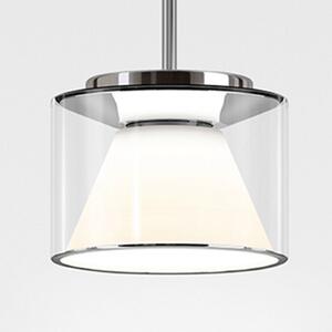 Serien Lighting serien.lighting Drum S tub suspendat 927 Triac plat, reglabil, Transparent, Camera de zi / sufragerie, Sticlă, Modern