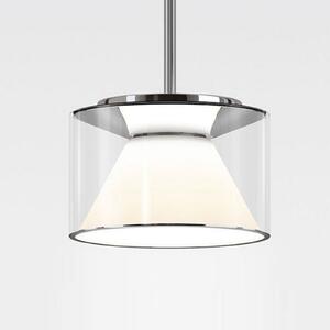 Serien Lighting serien.lighting Drum M tub suspendat 927 Triac plat, reglabil, Transparent, Camera de zi / sufragerie, Sticlă, Modern
