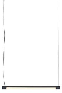 Lustră Pendul Muuto, reglabil, Negru, Sala de mese, Aluminiu