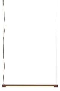 Lustră Pendul Muuto, reglabil, Roșu, Sala de mese, Aluminiu