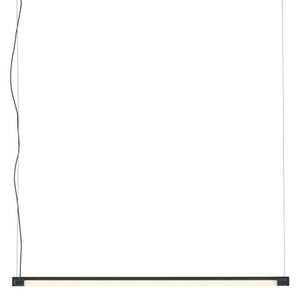 Lustră Pendul Muuto, reglabil, Negru, Sala de mese, Aluminiu