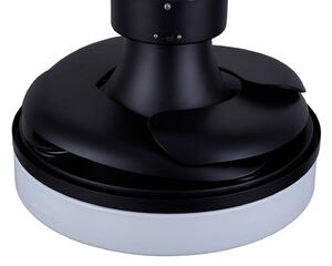 Beacon Lighting Ventilator de tavan cu LED Fanaway Orbit negru 91 cm silențios, reglabil, Negru, Camera de zi / sufragerie, Metal, Modern