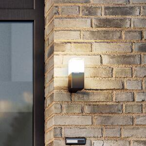 Smartwares LED în aer liber lumina de perete OOL-50015, distribuție ascendentă, Negru, Metal, Modern, Priză de perete top