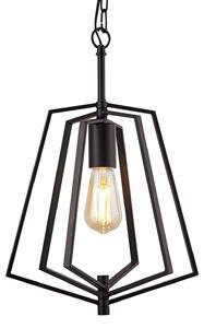 Searchlight Lampă suspendată Slinky, 1 bec, negru mat, reglabil, Negru, Camera de zi / sufragerie, Metal, Modern