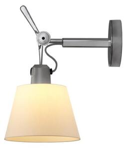 Lampă de perete Artemide, reglabil, Bej, Camera de zi, Aluminiu