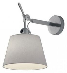 Lampă de perete Artemide, reglabil, Gri, Camera de zi, Aluminiu