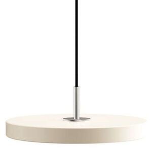 Asteria Lustră Pendul Mini Pearl White/Steel Top