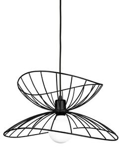 Lustră Pendul Globen Lighting, RAY, reglabil, Negru, Sala de mese, Metal, Modern