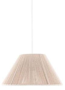 Lustră Pendul Globen Lighting, Bej, Sala de mese, Țesătură / Textil