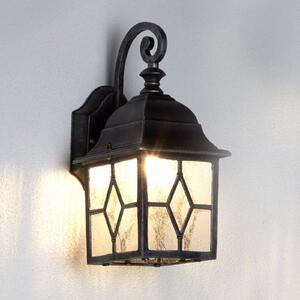 Searchlight Aplică de exterior Genoa cu sticlă plumb, IP23, Gri, Metal, Felinar