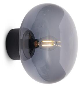 Lampă de perete New Works, Karl-Johan, reglabil, Negru, Camera de zi, Lemn, Design