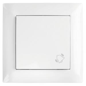 Buton pentru Sonerie cu Ramă OSTE JNH008-W WHITE
