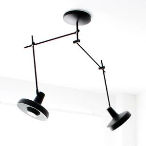 Plafoniere GRUPA, Arigato, reglabil, Negru, Studiu / Birou, Metal