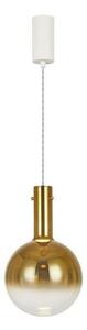 Lustră Pendul LOOM DESIGN, reglabil, Auriu / Alamă, Camera de zi, Sticlă