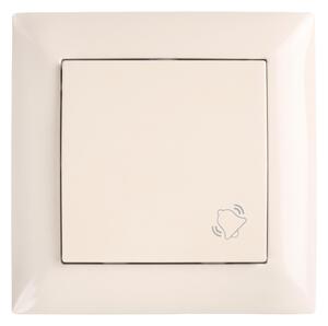 Buton pentru Sonerie cu Ramă OSTE JNH008-W BEIGE