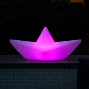 Goodnight Light Lumina LED reîncărcabilă Lampa BOAT, plutitoare, RGBW, reglabil, Alb, Plastic, Modern
