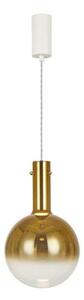 Lustră Pendul LOOM DESIGN, reglabil, Auriu / Alamă, Camera de zi, Sticlă