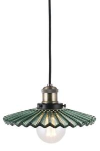 Lustră Pendul Globen Lighting, COBBLER, reglabil, Verde, Sala de mese, Sticlă, Vintage